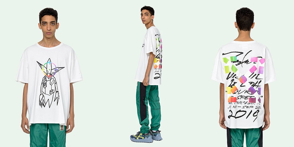 オフホワイトがフューチュラとのコラボTシャツのプレオーダーを開始 