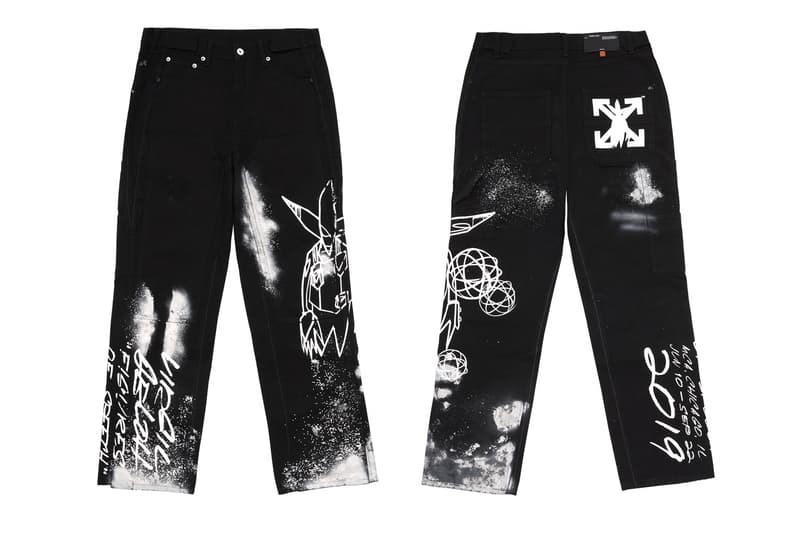 オフホワイトがフューチュラとのコラボアイテムをリリース Off-White Futura Carpenter Chino Pants Theophilus London Boots Virgil Abloh Release Info Date black white leather Lifes Walking work
