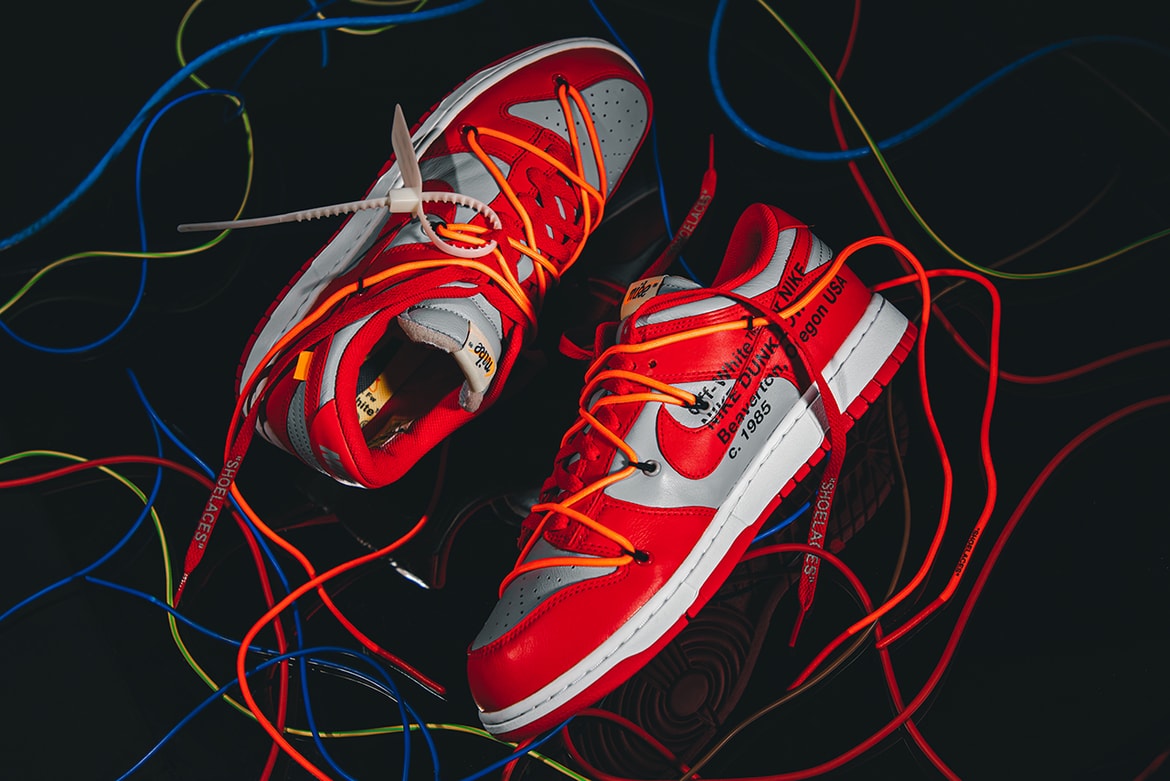 オフホワイトx ナイキ ダンク 3型にクローズアップ Hypebeast Jp