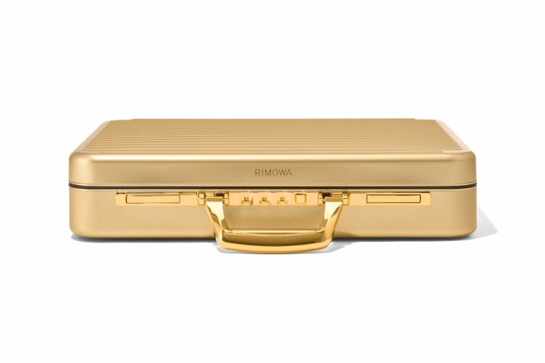 ☆希少美品 RIMOWA 無知 GOLD SAFE リモワ ゴールドセーフ アタッシュ