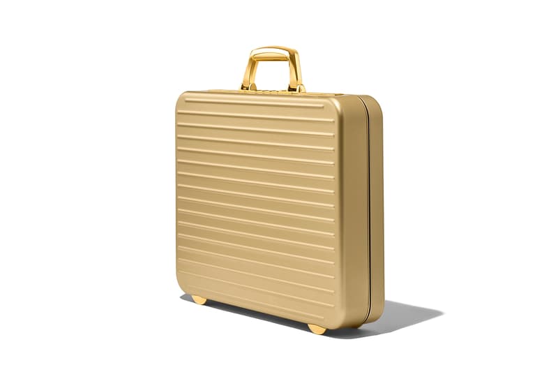 RIMOWA が限定エディションとしてアタッシェ ゴールドブリーフケースをリリース RIMOWA Attaché Gold Briefcase Release Info Date Buy Vintage