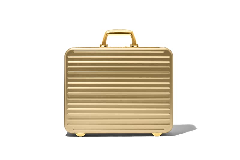 RIMOWA が限定エディションとしてアタッシェ ゴールドブリーフケースをリリース RIMOWA Attaché Gold Briefcase Release Info Date Buy Vintage
