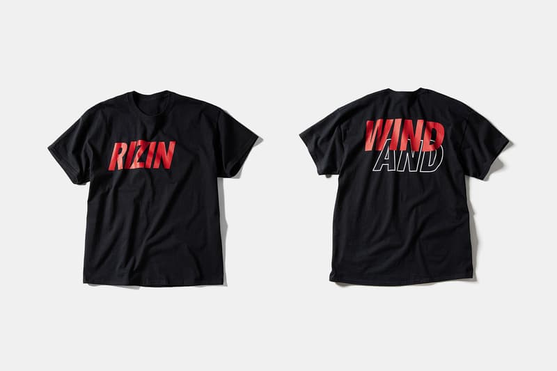 人気格闘技イベント RIZIN が WIND AND SEA などを招聘したスペシャルアイテムをリリース ライジン ウィンダンシー