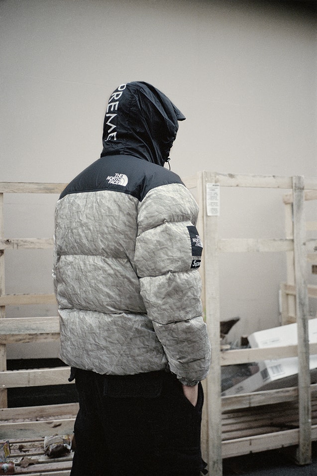 シュプリーム x ノースフェイスからヌプシコレクションが登場 Supreme x The North Face Winter 2019 Nuptse Collection Jackets Scarf Pants Snow Japan New York TNF 700-Fill paper print 