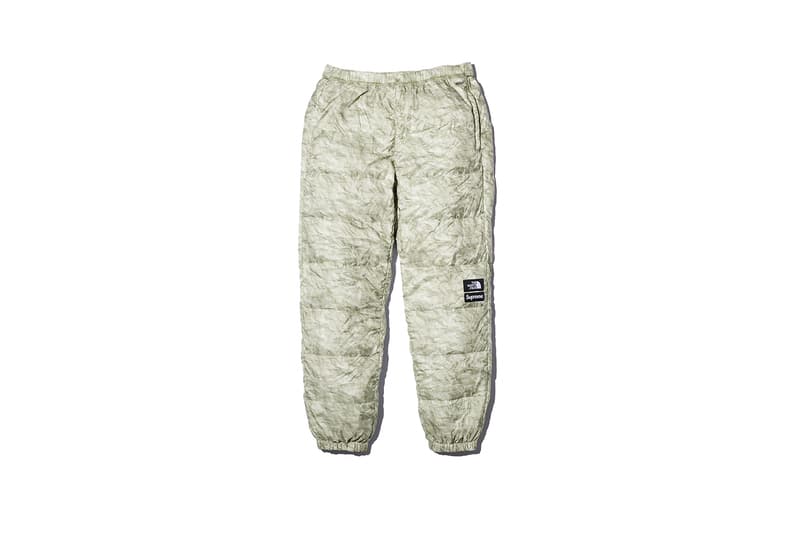 シュプリーム x ノースフェイスからヌプシコレクションが登場 Supreme x The North Face Winter 2019 Nuptse Collection Jackets Scarf Pants Snow Japan New York TNF 700-Fill paper print 