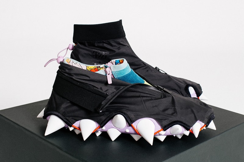 村上隆のアーカイブを再解釈した世界に3足しか存在しないオリジナルスニーカーが公開 Takashi Murakami Wears Mr. Bailey Sneakers First Look Instagram Showcase 'The Simple Things' Sculpture Pharrell Williams Collaboration Art Footwear Vibram