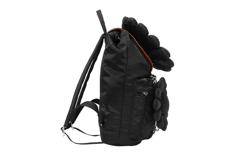 村上隆 x ポーターからコラボ第2弾となる“お花”バッグのブラックが登場 Takashi Murakami x PORTER Black TANKER Series Release bags KaiKai KiKi Takashi Murakami Japan Bags Yoshida Porter backpacks Helmet Bag 