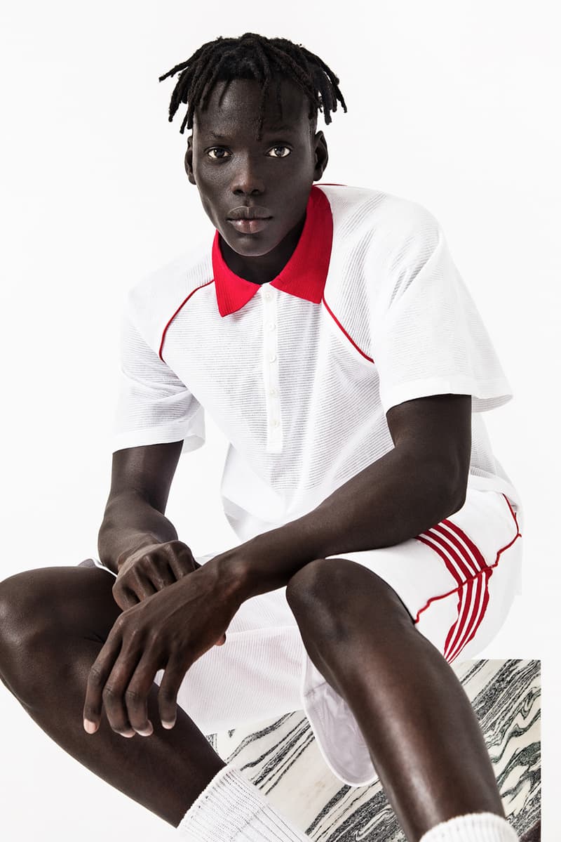 レブロンジェームズのUNKNWN x トムブラウンのコラボコレクションが登場 UNKNWN Wynwood x Thom Browne Capsule Collaboration lookbook lebron james collection menswear tee shirt polo hoodie slide sandals socks shorts mesh miami exclusive drop release date info december 13 2019 buy