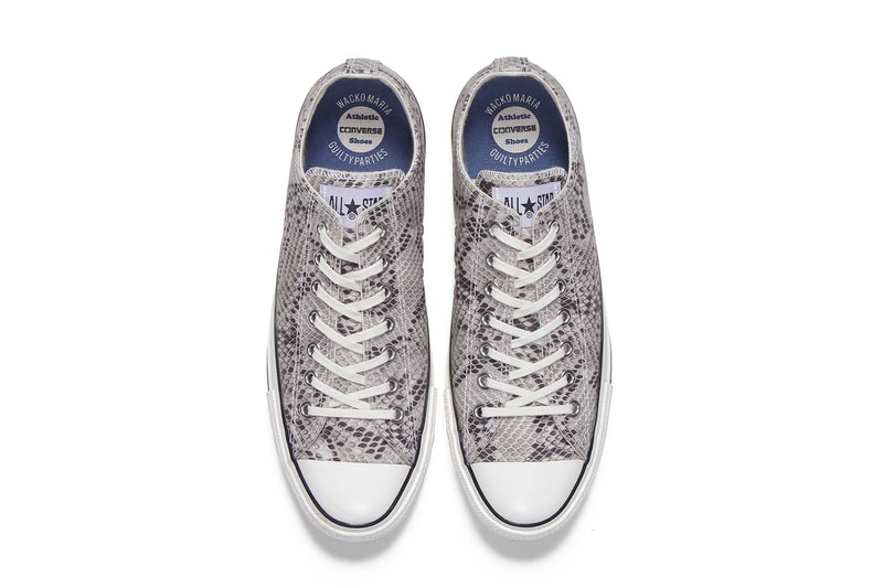 ワコマリア x コンバース WACKO MARIA x Converse がパイソン柄のオールスターを発売