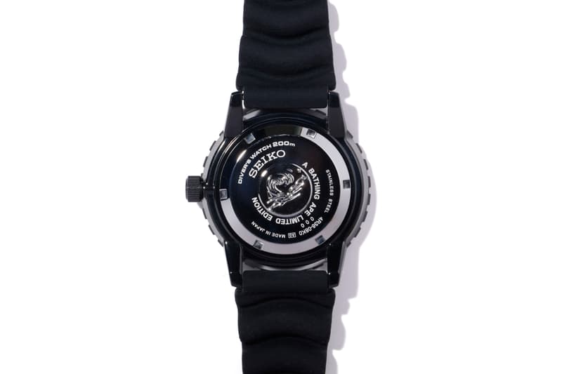 BAPE ベイプ  A BATHING APE ア ベイシング エイプ カモ柄 Seiko メカニカル ダイバーズウォッチ 腕時計 コラボ Mechanical Diver's Watch Black Gray Camo