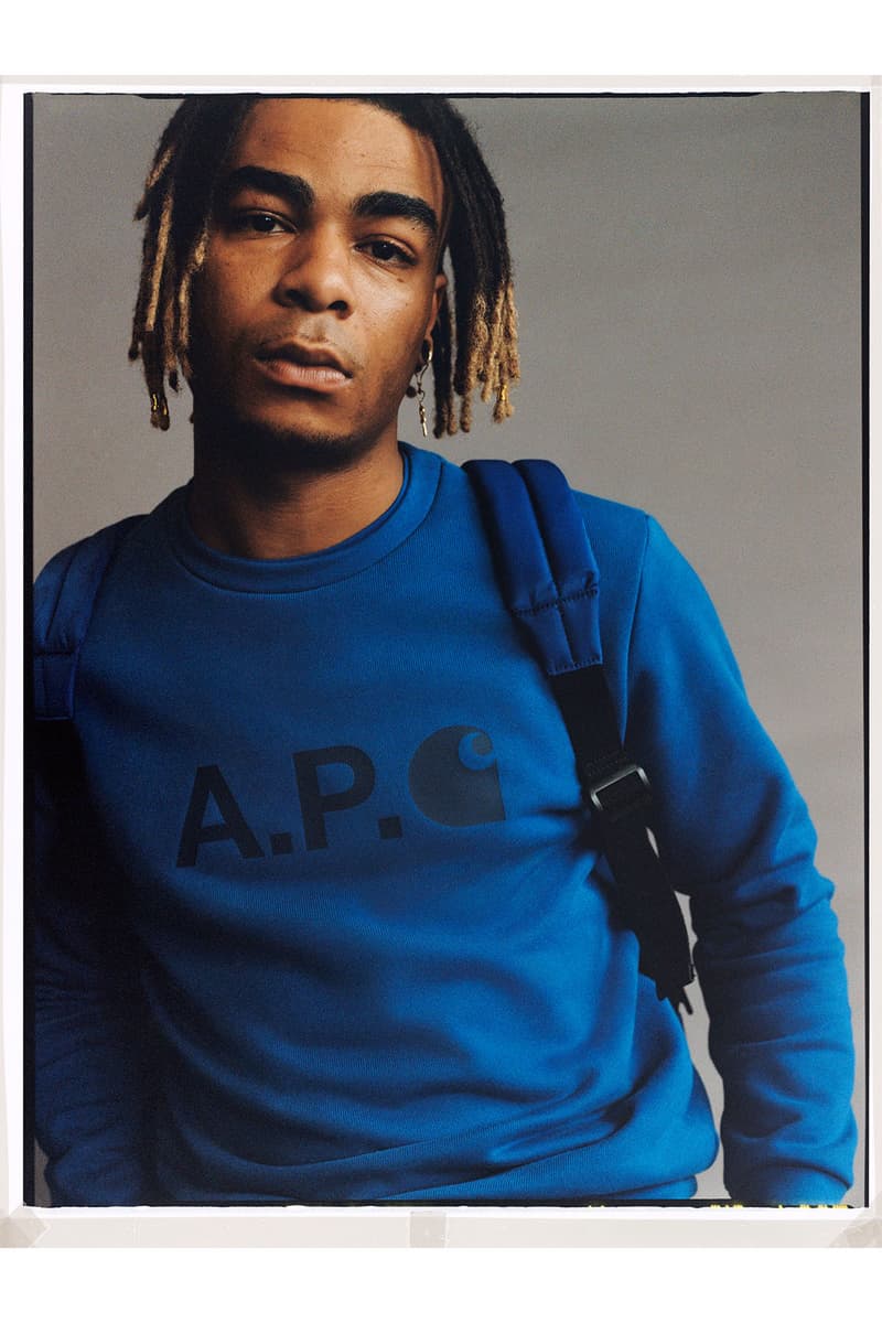 アー・ペー・セー カーハートワークインプログレス A.P.C. のコラボ企画 “INTERACTION” 第5弾のパートナーは Carhartt WIP