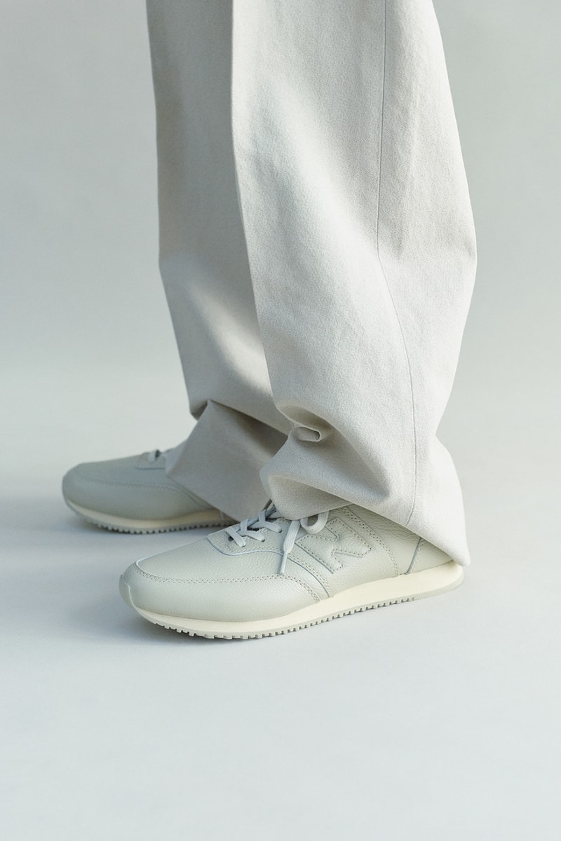 ニューバランス x オーラリーがカプセルコレクションを発表 AURALEE x New Balance SS20 COMP100, Apparel collaboration collection spring summer 2020 japan sneaker wholegarment cotton knit pants sweater 