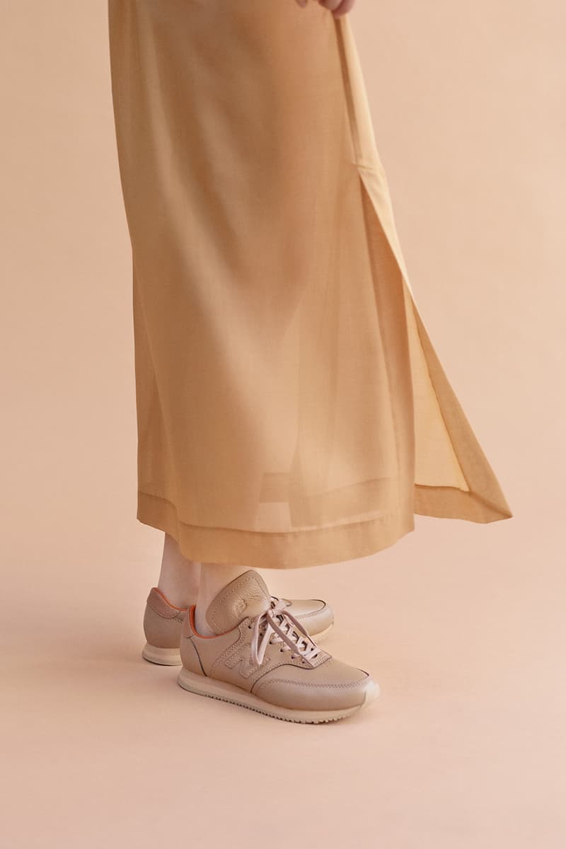 ニューバランス x オーラリーがカプセルコレクションを発表 AURALEE x New Balance SS20 COMP100, Apparel collaboration collection spring summer 2020 japan sneaker wholegarment cotton knit pants sweater