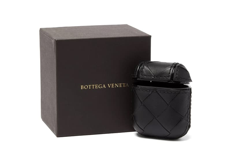 Bottega Veneta からレザーが施されたAirPodsケースが登場 Bottega Veneta Intrecciato Weave AirPods Case leather Italian fashion headphones BV