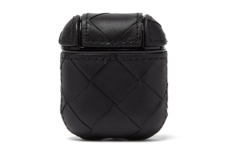 Bottega Veneta からレザーが施されたAirPodsケースが登場 Bottega Veneta  Intrecciato Weave AirPods Case leather Italian fashion headphones BV 