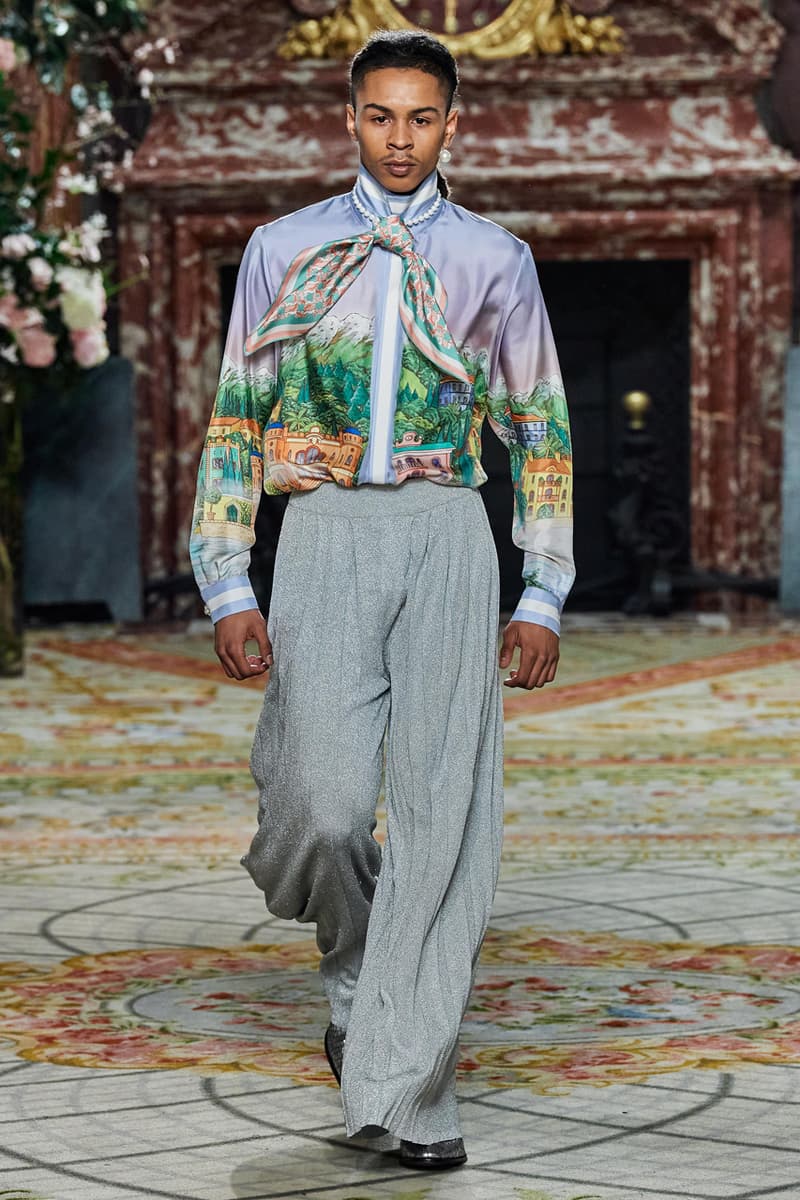 カサブランカ 2020年秋冬コレクション casablanca fall winter 2020 fw20 mens runway show collection paris fashion week creative director charaf tajer idealism theme 