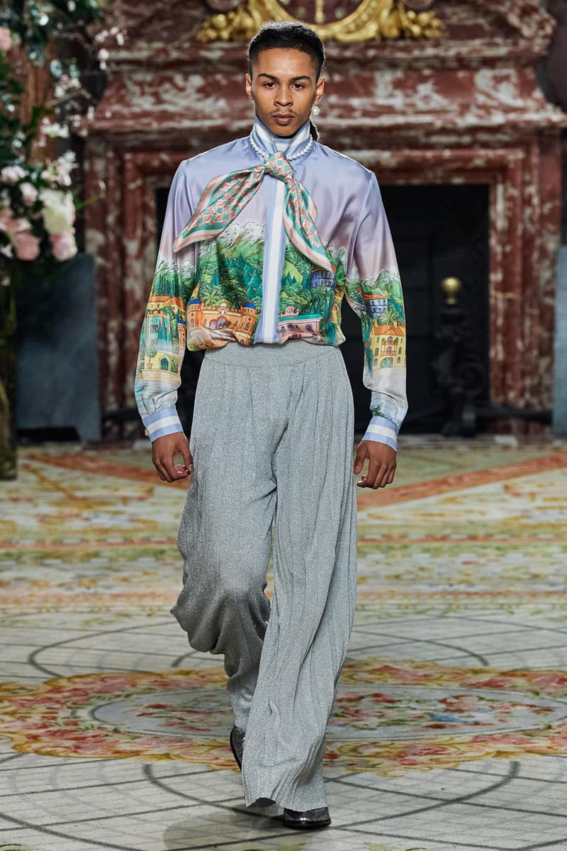カサブランカ 2020年秋冬コレクション casablanca fall winter 2020 fw20 mens runway show collection paris fashion week creative director charaf tajer idealism theme
