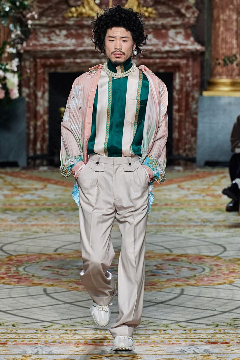 カサブランカ 2020年秋冬コレクション casablanca fall winter 2020 fw20 mens runway show collection paris fashion week creative director charaf tajer idealism theme