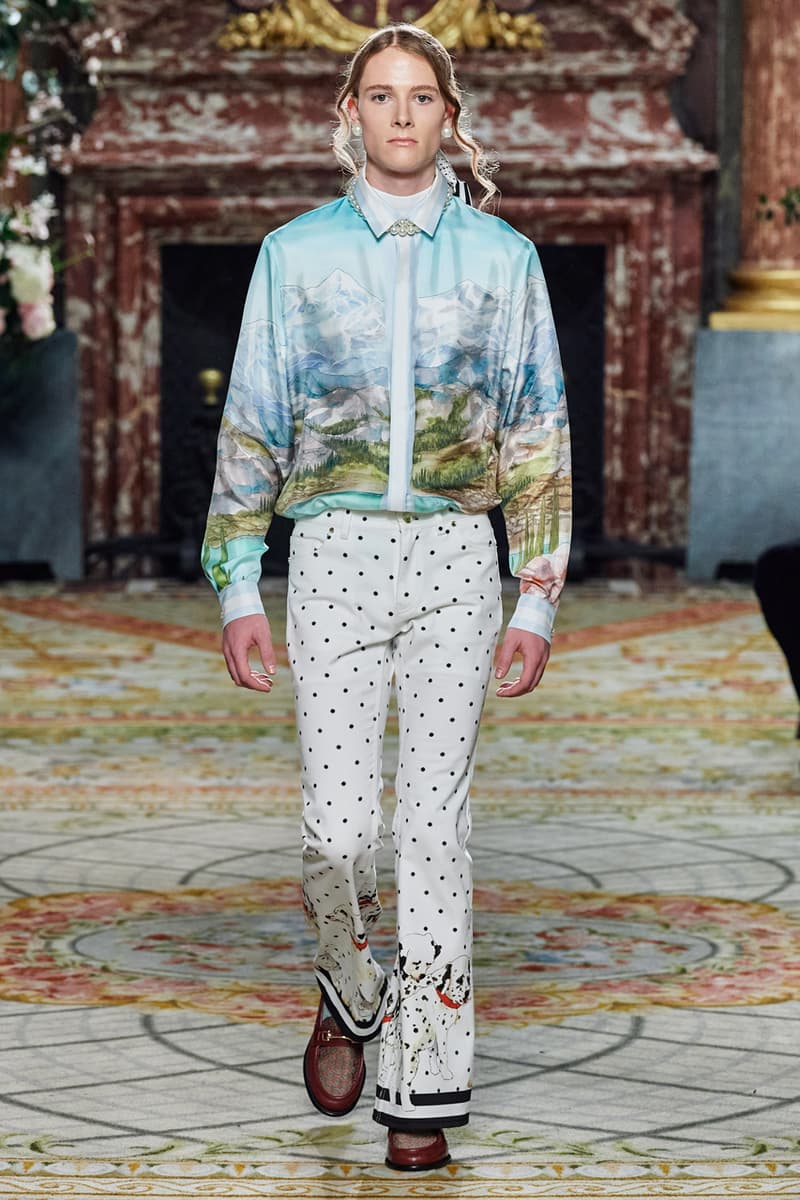 カサブランカ 2020年秋冬コレクション casablanca fall winter 2020 fw20 mens runway show collection paris fashion week creative director charaf tajer idealism theme