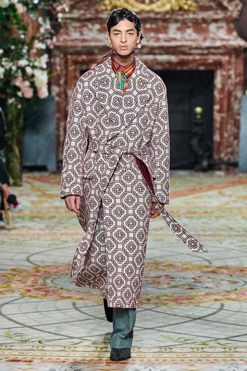カサブランカ 2020年秋冬コレクション casablanca fall winter 2020 fw20 mens runway show collection paris fashion week creative director charaf tajer idealism theme