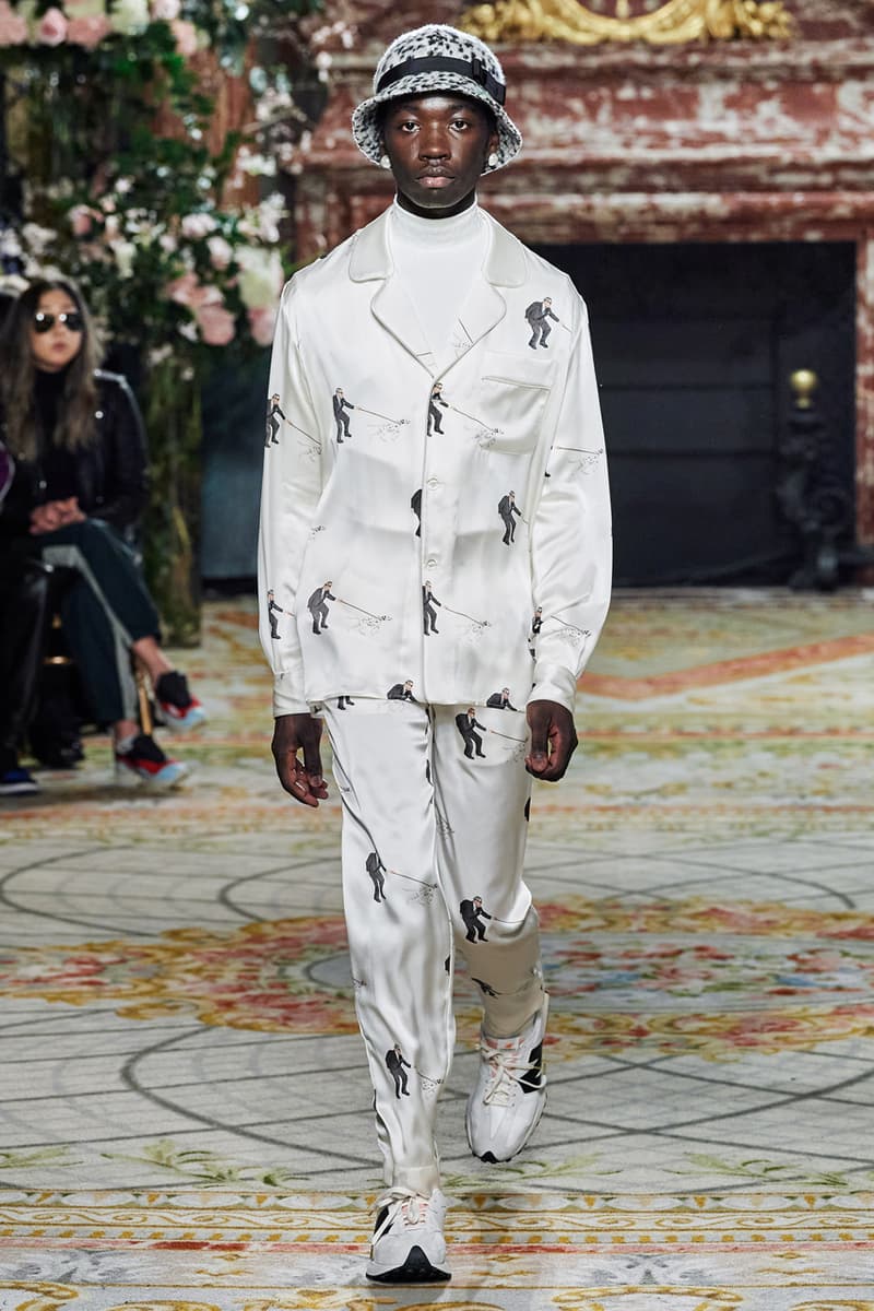 カサブランカ 2020年秋冬コレクション casablanca fall winter 2020 fw20 mens runway show collection paris fashion week creative director charaf tajer idealism theme 