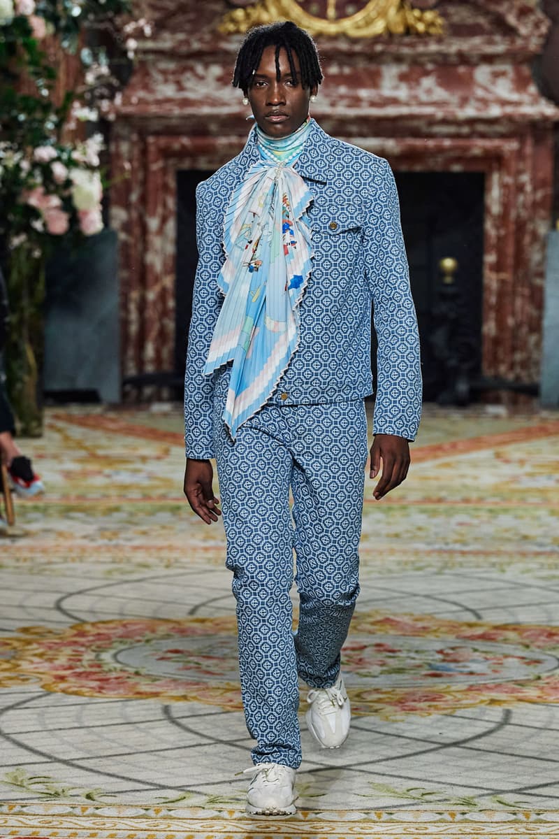 カサブランカ 2020年秋冬コレクション casablanca fall winter 2020 fw20 mens runway show collection paris fashion week creative director charaf tajer idealism theme