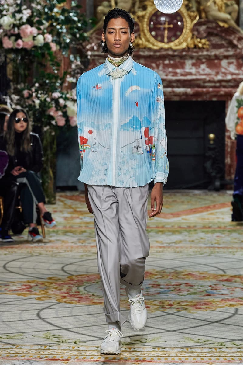カサブランカ 2020年秋冬コレクション casablanca fall winter 2020 fw20 mens runway show collection paris fashion week creative director charaf tajer idealism theme