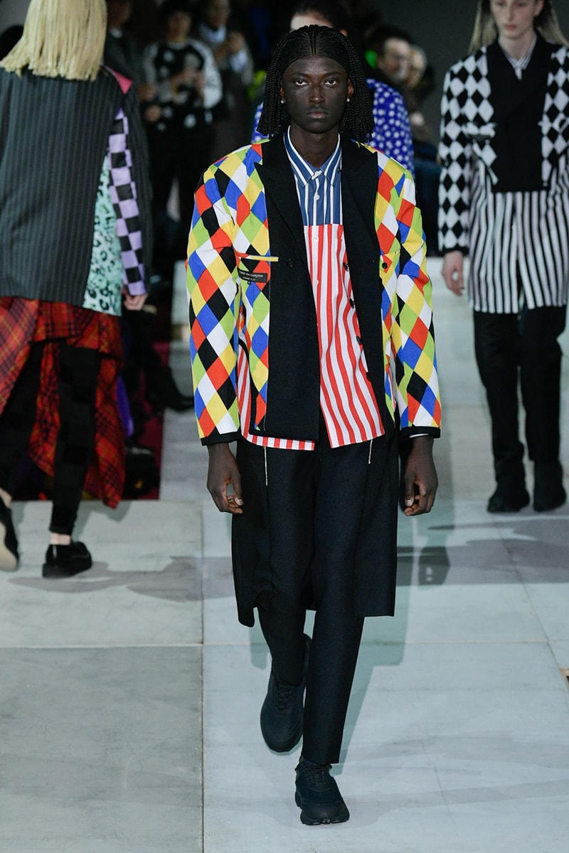 コム デ ギャルソン・オム プリュス COMME des GARÇONS HOMME PLUS FW20 fall winter 2020 collection menswear runway george cox collaboration sneaker paris fashion week pfw