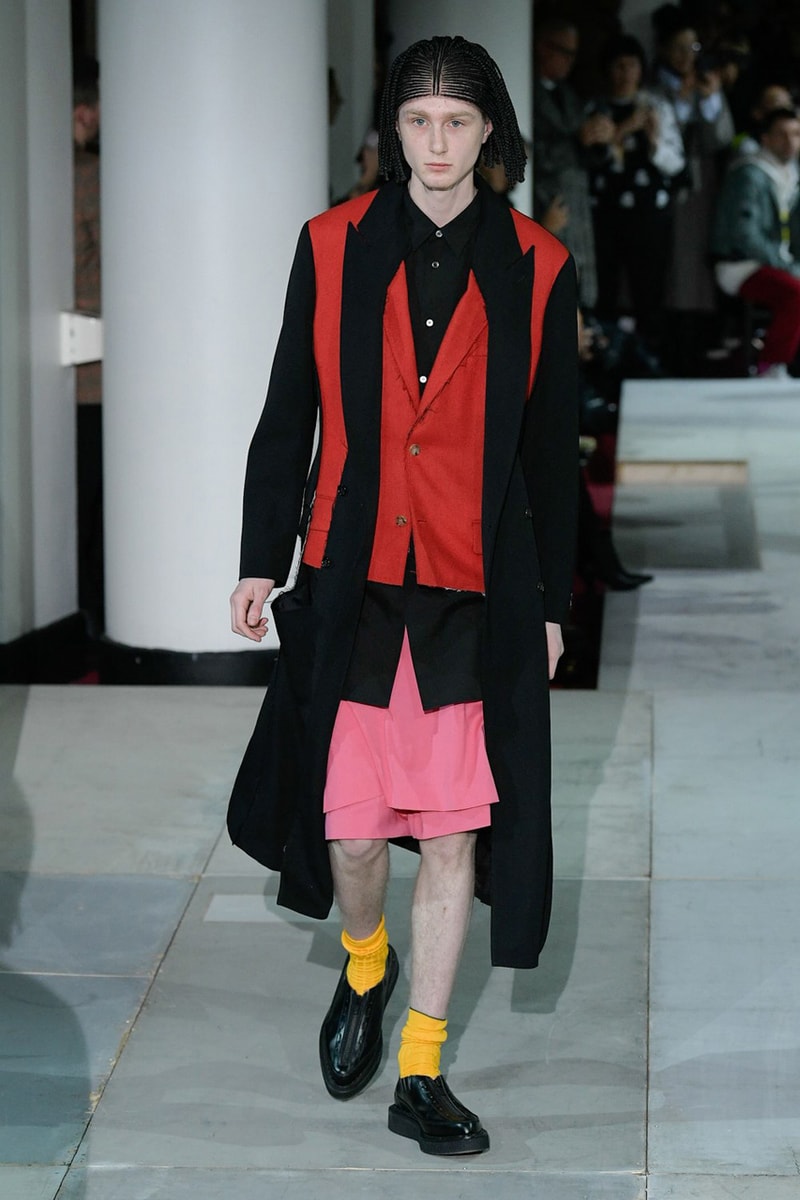 コム デ ギャルソン・オム プリュス COMME des GARÇONS HOMME PLUS FW20 fall winter 2020 collection menswear runway george cox collaboration sneaker paris fashion week pfw