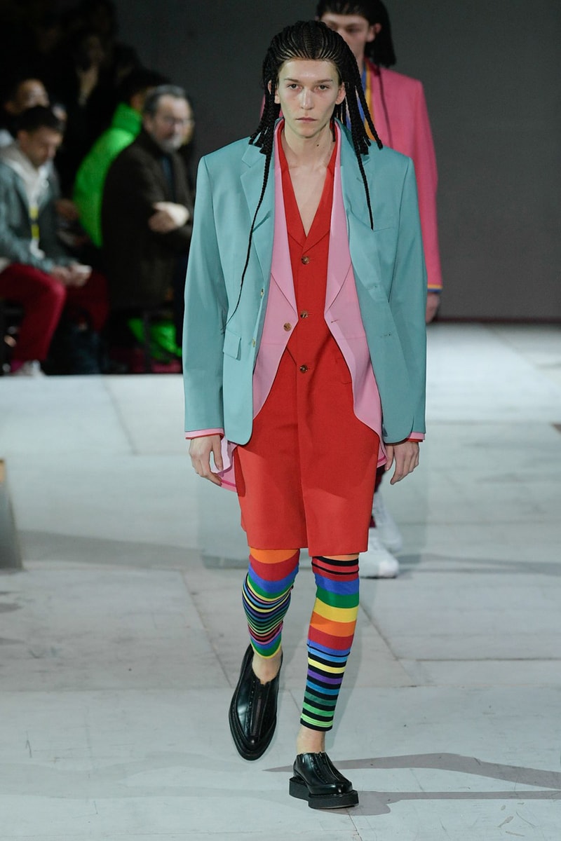 コム デ ギャルソン・オム プリュス COMME des GARÇONS HOMME PLUS FW20 fall winter 2020 collection menswear runway george cox collaboration sneaker paris fashion week pfw