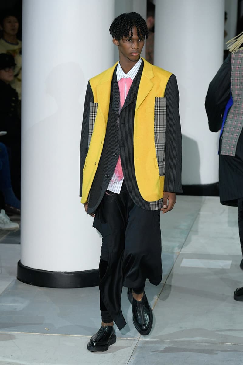 コム デ ギャルソン・オム プリュス COMME des GARÇONS HOMME PLUS FW20 fall winter 2020 collection menswear runway george cox collaboration sneaker paris fashion week pfw