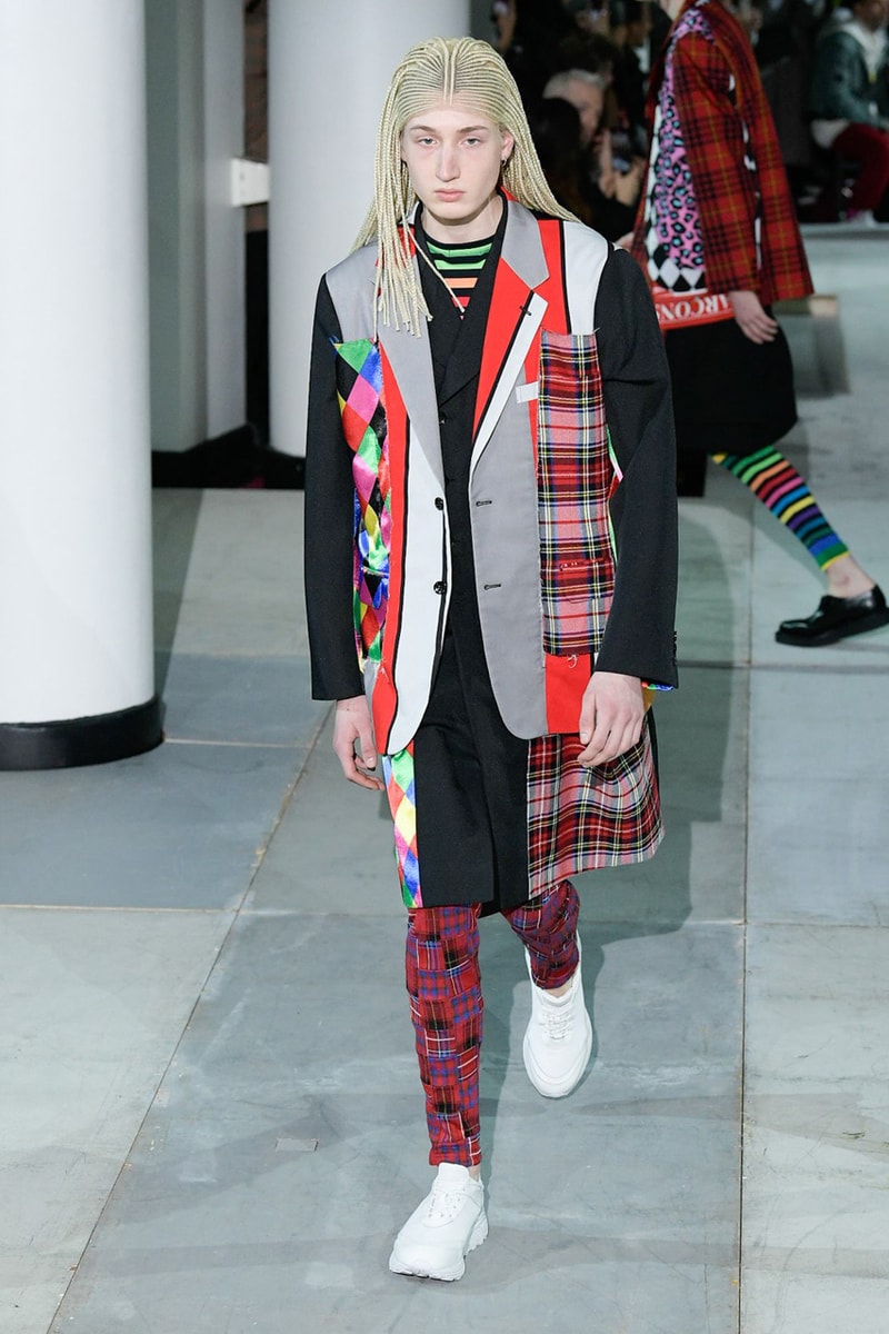 コム デ ギャルソン・オム プリュス COMME des GARÇONS HOMME PLUS FW20 fall winter 2020 collection menswear runway george cox collaboration sneaker paris fashion week pfw