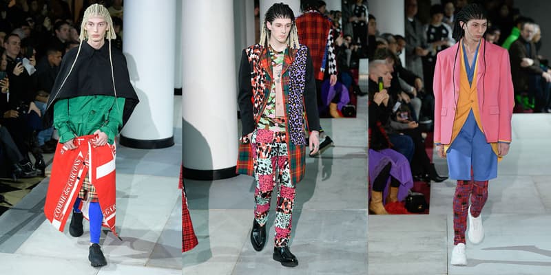 コム デ ギャルソン・オム プリュス COMME des GARÇONS HOMME PLUS FW20 fall winter 2020 collection menswear runway george cox collaboration sneaker paris fashion week pfw