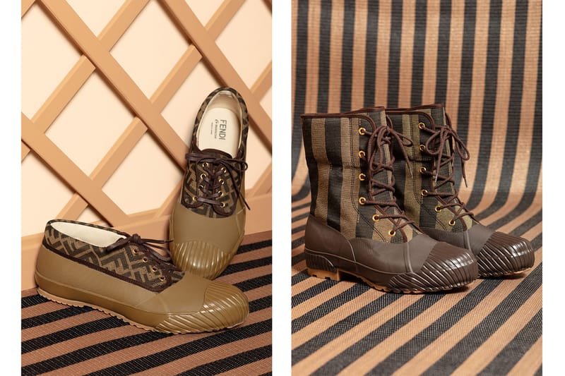 FENDI が日本の老舗シューズメーカー MOONSTAR とタッグを組んだ異色のコラボフットウエアを発売