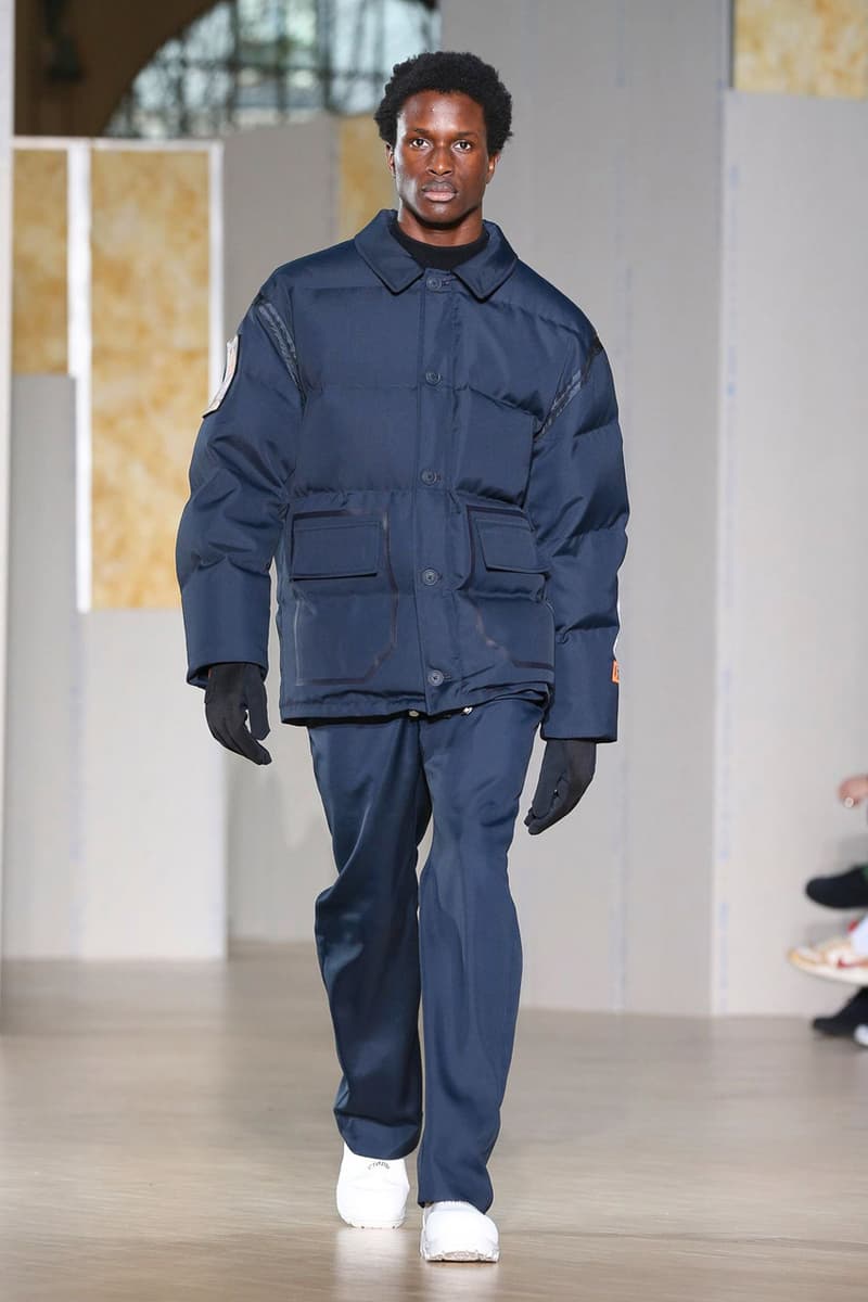 ヘロンプレストン 2020年秋冬コレクション Heron Preston Fall/Winter 2020 Collection runway show paris fashion week menswear womenswear pfw fw20 caterpillar collaboration cat