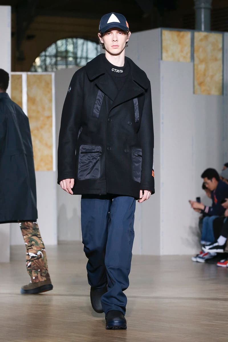 ヘロンプレストン 2020年秋冬コレクション Heron Preston Fall/Winter 2020 Collection runway show paris fashion week menswear womenswear pfw fw20 caterpillar collaboration cat