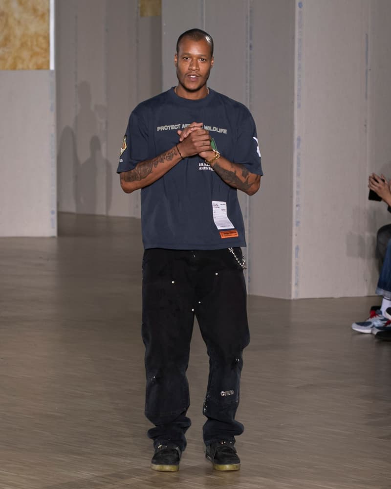 ヘロンプレストン 2020年秋冬コレクション Heron Preston Fall/Winter 2020 Collection runway show paris fashion week menswear womenswear pfw fw20 caterpillar collaboration cat