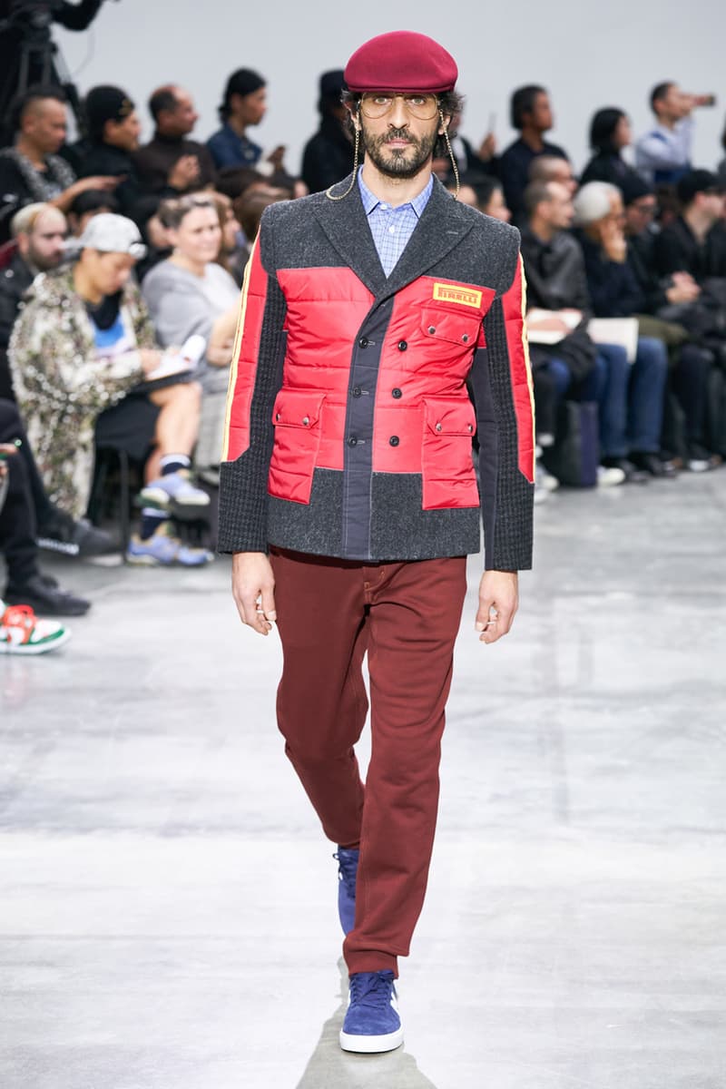 ジュンヤ ワタナベ マン 2020年秋冬コレクション junya watanabe man fall winter 2020 mens collection runway show paris fashion week classico theme italian racing collaborations brooks brothers levis canada goose carhartt pirelli moto guzzi