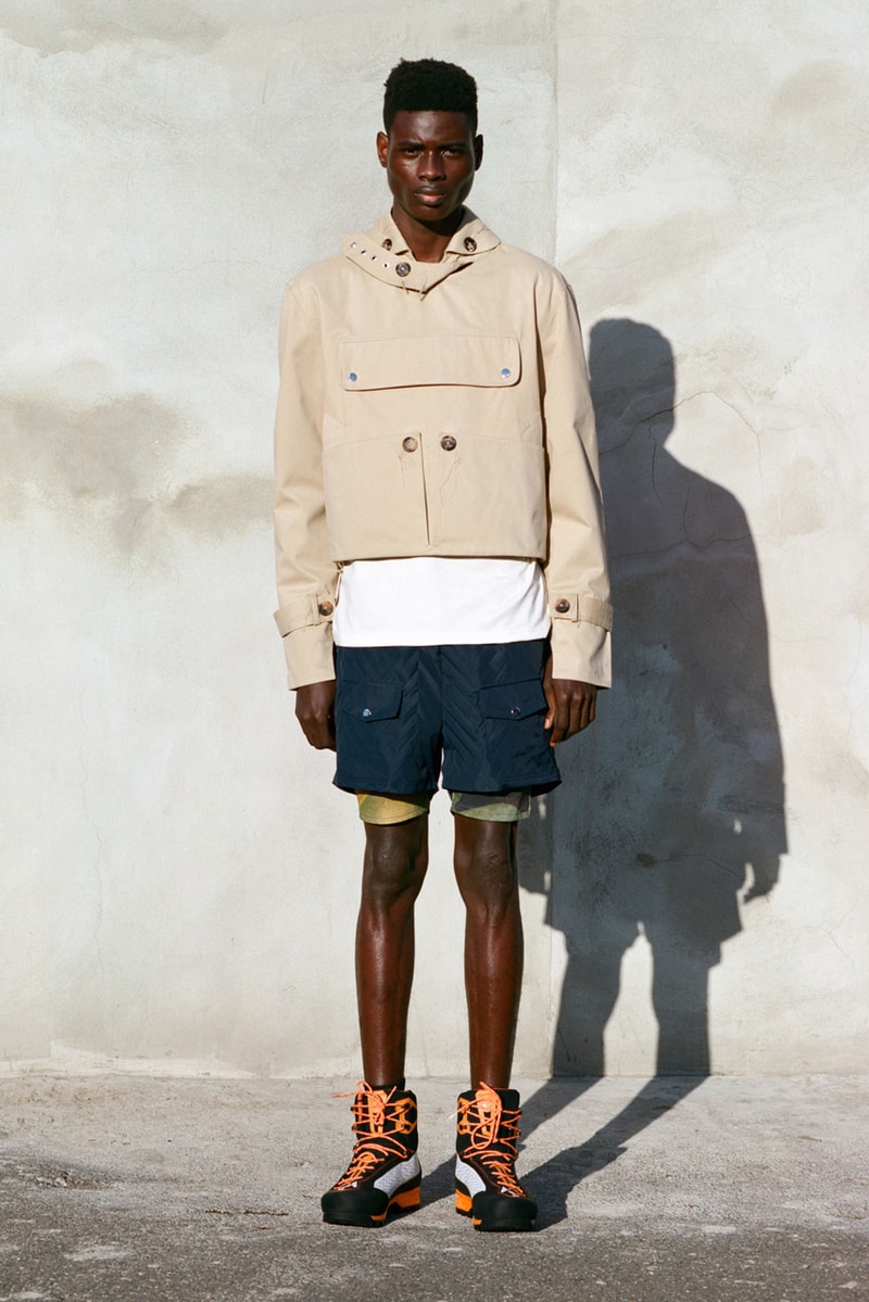 ノーユニオン NOUNION から再構築が光る2020年秋冬コレクションのルックブックが公開 NOUNION Fall/Winter 2020 Collection Three Lookbook Coats Jackets Sweatshirts Pants Shirts Long Sleeves Corduroy Leather Asymmetrical Deconstructed Black White Red Green Blue 