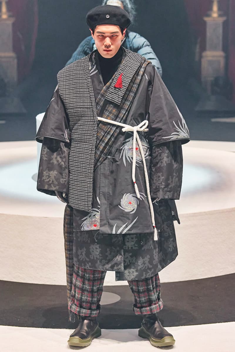 アンダーカバー 2020年秋冬コレクション UNDERCOVER Fallen Man Fall Winter 2020 Runway Collection Paris Fashion Week throne of Blood Akira Kurosawa Jun Takahashi Info Release Date Look Image Full