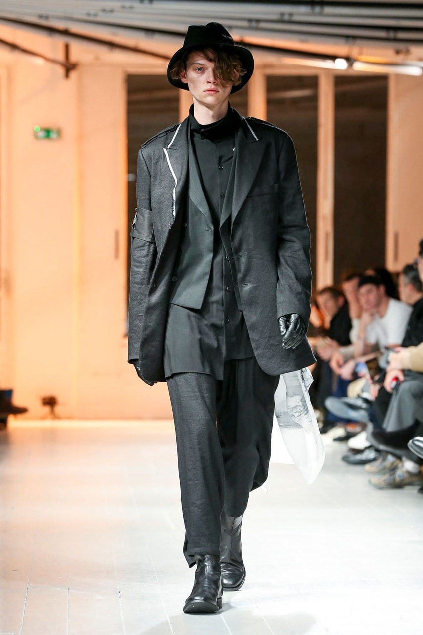 ヨウジ ヤマモト 2020年秋冬コレクション Yohji Yamamoto Fall/Winter 2020 Men's Runway collection paris fashion week pfw fw20 pour homme