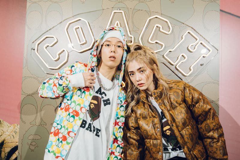 COACH x BAPE® コラボコレクション ポップアップストア潜入 伊勢丹 ポップアップ JP THE WAVY レザーアウター エイプ ベイプ コーチ こーち