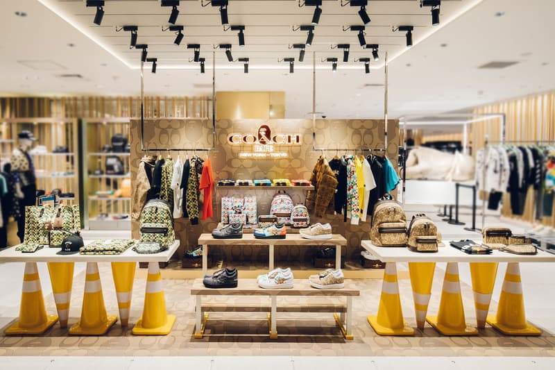 COACH x BAPE® コラボコレクション ポップアップストア潜入 伊勢丹 ポップアップ JP THE WAVY レザーアウター エイプ ベイプ コーチ こーち