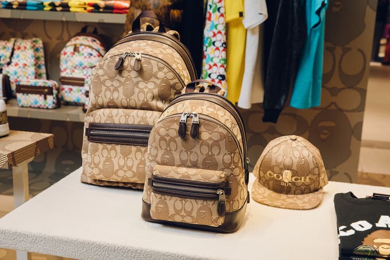 COACH x BAPE® コラボコレクション ポップアップストア潜入 伊勢丹 ポップアップ JP THE WAVY レザーアウター エイプ ベイプ コーチ こーち