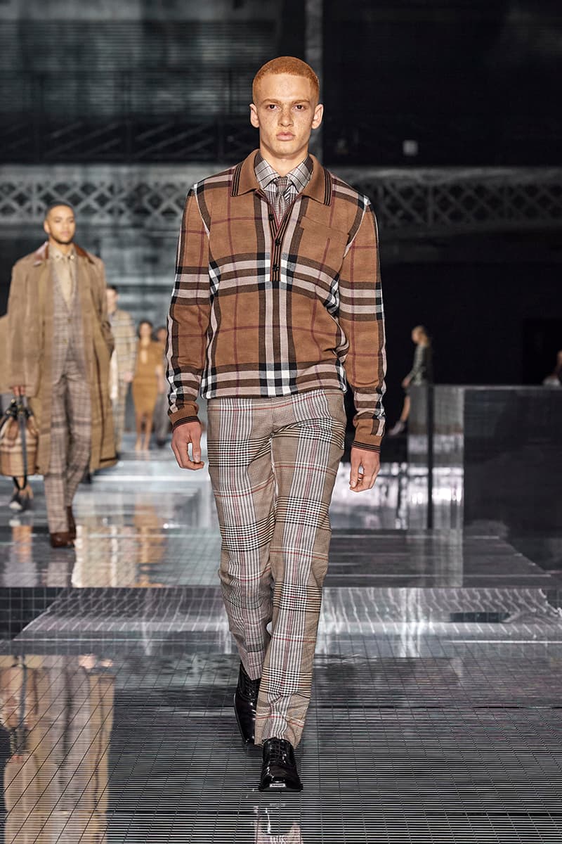 バーバリー2020年秋冬コレクション Burberry "Memories" Fall/Winter 2020 London Fashion Week Runway Show Riccardo Tisci Looks Kensington Olympia Fashion House Heritage British Tailoring Coats Katia and Marielle Labèque producer Arca Performance