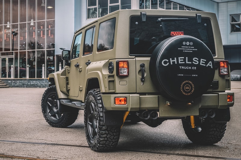 英国カスタムカーメーカーから軍用車仕様の Jeep Wrangler Sahara が登場 Chelsea Truck Co. Black Hawk Expedition Info Jeep Wrangler Sahara off-roading SUVs Jeeps 