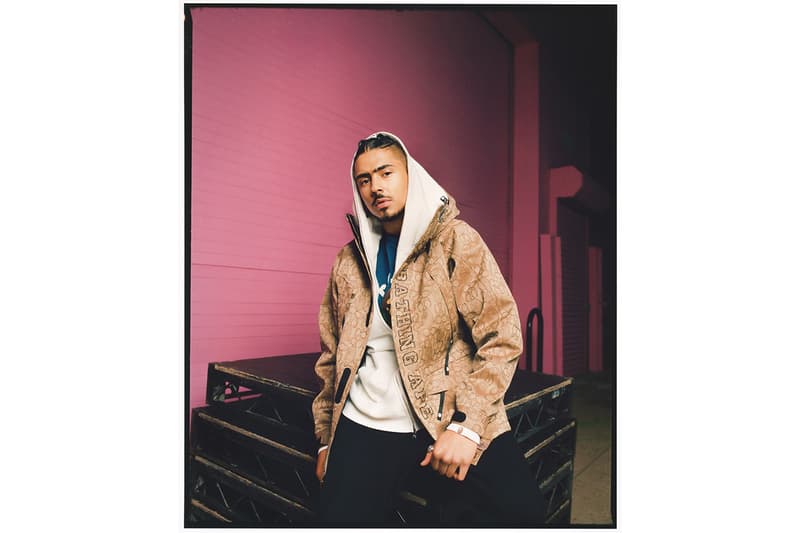 COACH x BAPE® コラボコレクション 最新ルックブック 公開　伊勢丹　ポップアップ　　Quincy Brown　KOKI キムタク レザーアウター エイプ　ベイプ　コーチ　こーち