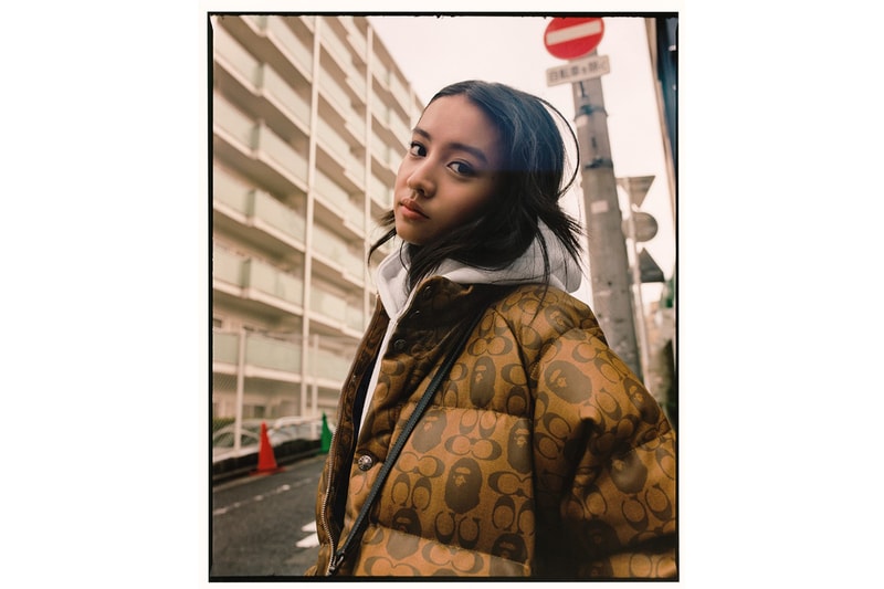 COACH x BAPE® コラボコレクション 最新ルックブック 公開　伊勢丹　ポップアップ　　Quincy Brown　KOKI キムタク レザーアウター エイプ　ベイプ　コーチ　こーち