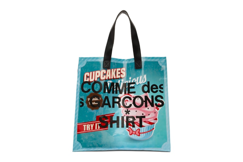 COMME des GARÇONS SHIRT からスイーツをモチーフにしたトートバッグが登場 Comme des Garçons Shirt Cupcakes Tote Release Info Buy Price