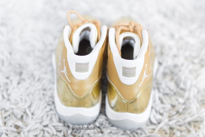 air jordan 11 gold